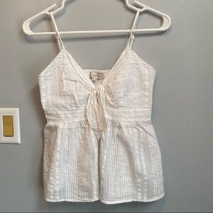 LOFT White Summer Top Size XXSP Petites